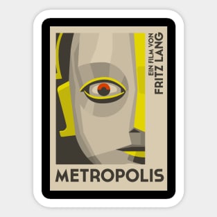 Metropolis Poster by Fritz Lang Sticker